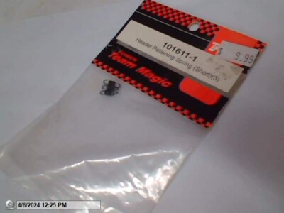 NEW Header Retaining Spring Short x3 suit Team Magic Part #101611-1