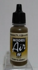 Vallejo Model Air 71.139, US Field Drab FS30118 ANA617.