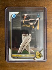 2022 1st Bowman Chrome Zayed Salinas San Diego Padres