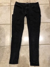Levi  s 710 Super Skinny Stretch Jeans in Black W28 L  26
