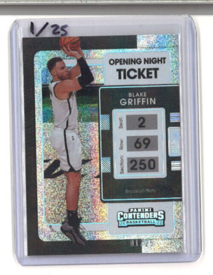2021-22 Panini Contenders Basketball Blake Griffin Opening Night Ticket /25 #94