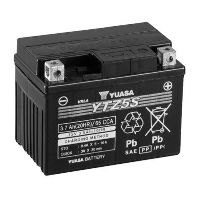 Batterie für Honda Z 125 MA Monkey ABS JB02A 2019 YUASA YTZ5S AGM geschlossen