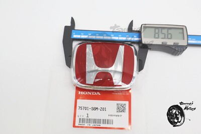 HONDA INTEGRA DC5 TYPE-R 05-06 VÉRITABLE Ensemble D'insignes Avant NOIR