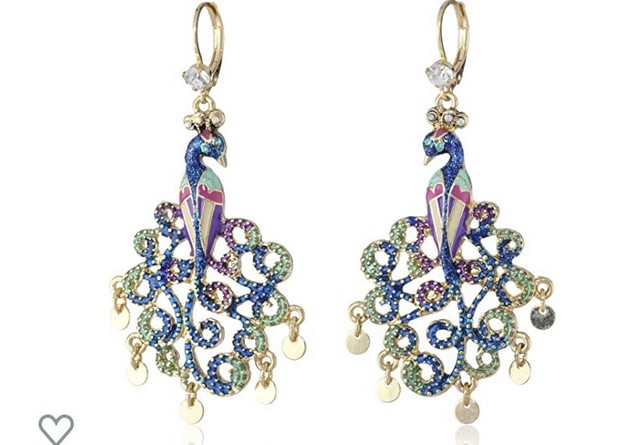 betsey johnson peacock