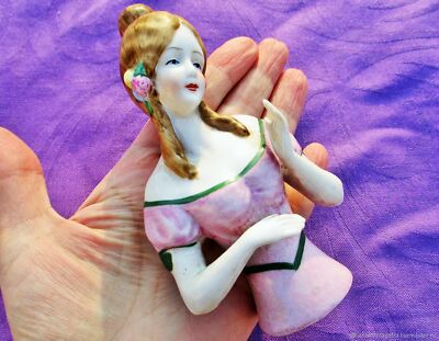 Poupée Miniature Ancienne En Biscuit - Début XXe Siècle - 8,5 Cm - Occasion
