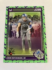 Aidan Hutchinson 2024 Panini Score-A-Treat Green Bats #96 Detroit Lions