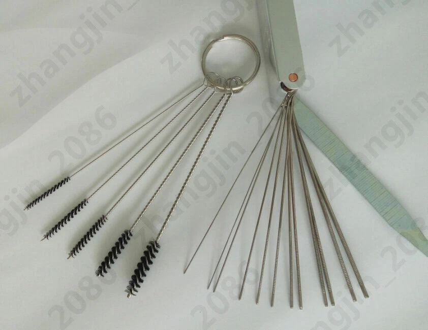 Herramienta de cepillos limpiadores de chorro de carbono carburador de motocicleta para Ducati Norton Foto 3 de 4