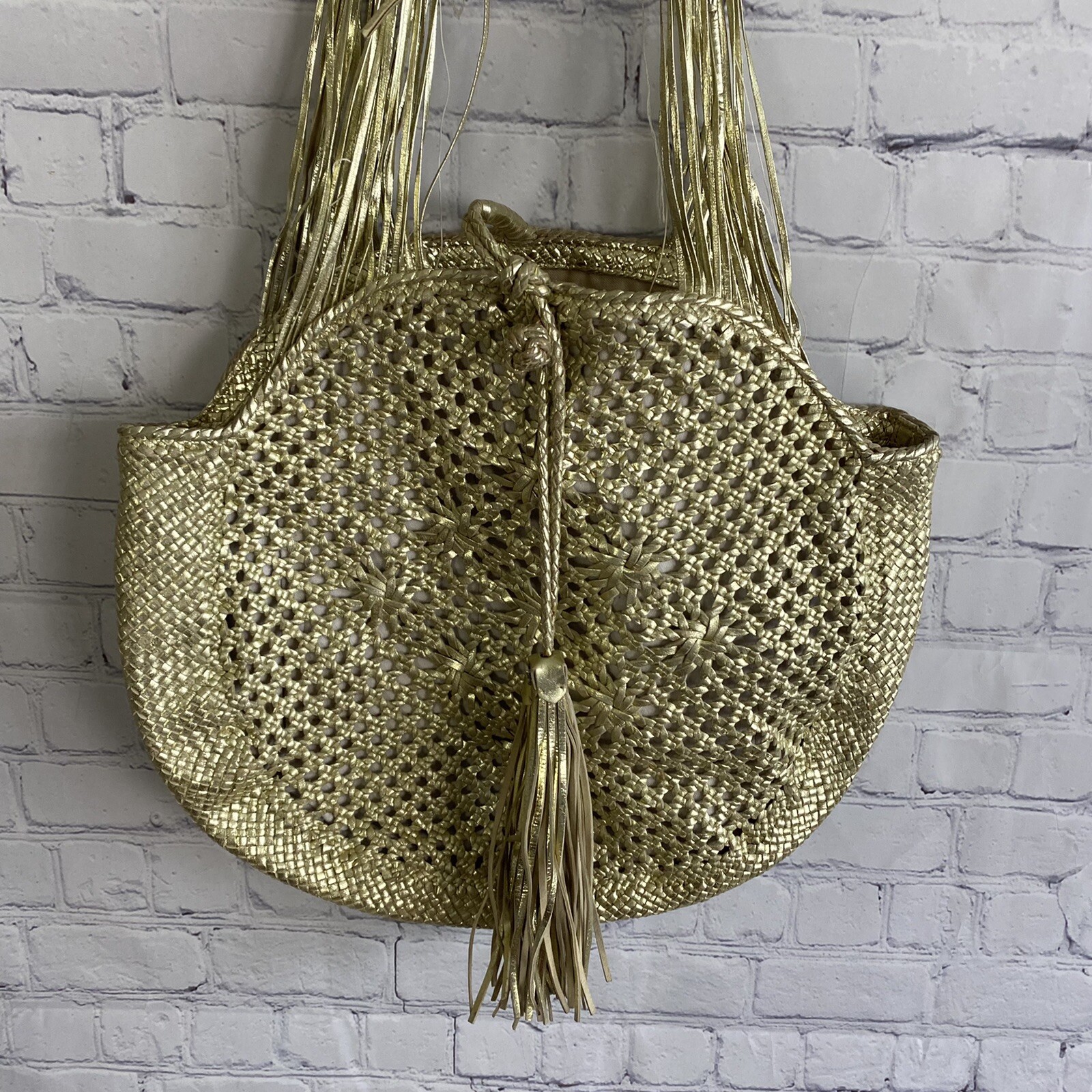 Helen Kaminsky Kaminski Raffia FringeShoulder Bags R… Gem