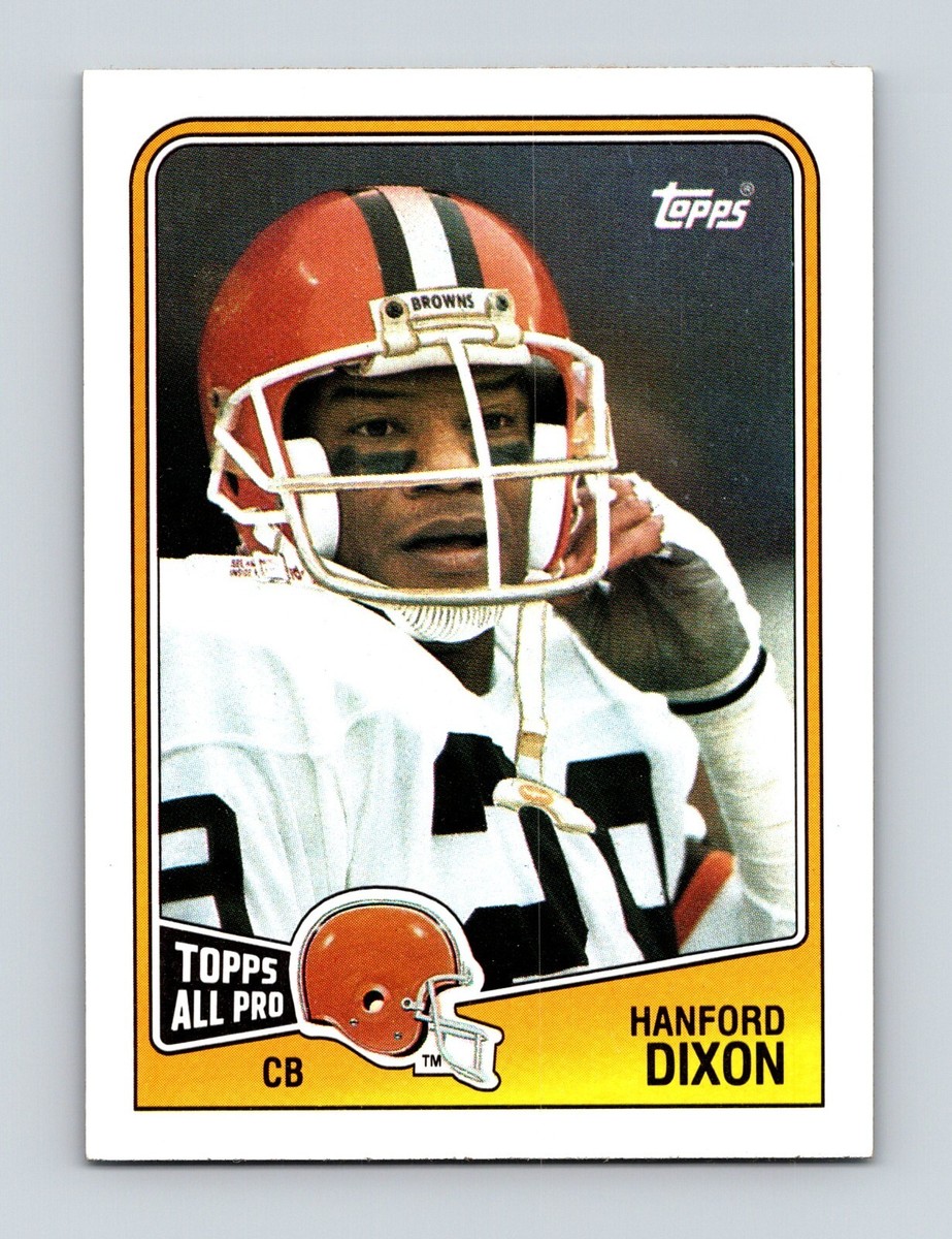 1988 Topps HANFORD DIXON Cleveland BROWNS All-PRO Football Card