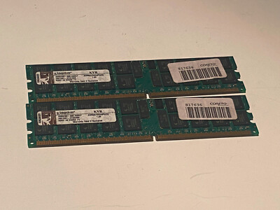 2 x Ram Kingston KVR667D2D4P5/2G Fits Tyan S3970G2BR-E