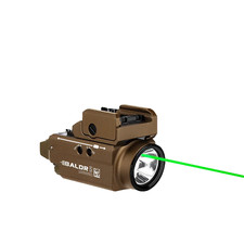 Olight Baldr S 800 Lumen Green Laser Rail Mount Flashlight - Desert Tan