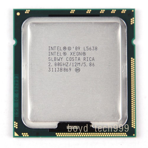 Intel Xeon E5640 E5645 L5638 L5639 Quad-Core LGA 1366/Socket B CPU Processor - Imagen 4 de 5
