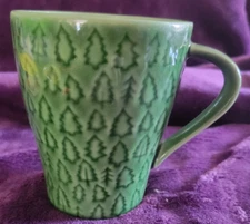 Starbucks 2008 Green Coffee Mug Cup by Design House Stockholm Christmas Tree