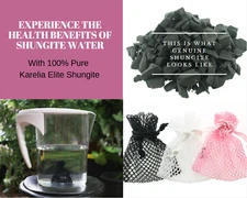 Karelian Shungite For Water Purification Genuine Russian Healing Stones EMF & 5G