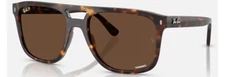 Ray Ban 2213 CHROMANCE Polished Havana Polarized Brown RB2213CH 902/AN 58-20