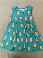 Hanna Andersson Creamsicle Dress 110 Girls 5 Summer Tank Popsicle Print