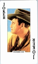 Richard Dix Star of the Silver Screen Hollywood Single Swap Playing Card