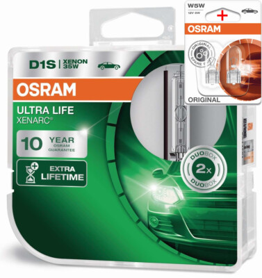 Osram D1S 35W Ultra Life 2pcs + W5W OL
