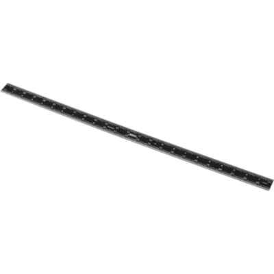 SPI 13-906-3 EZ-View Rigid Steel Rule: 4R Graduation, 1-1/8'' Wide x 24'' Long
