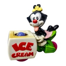 Animaniacs Dot Ice Cream Cart McDonald's Toy 1993 Vintage Figure Cake Topper