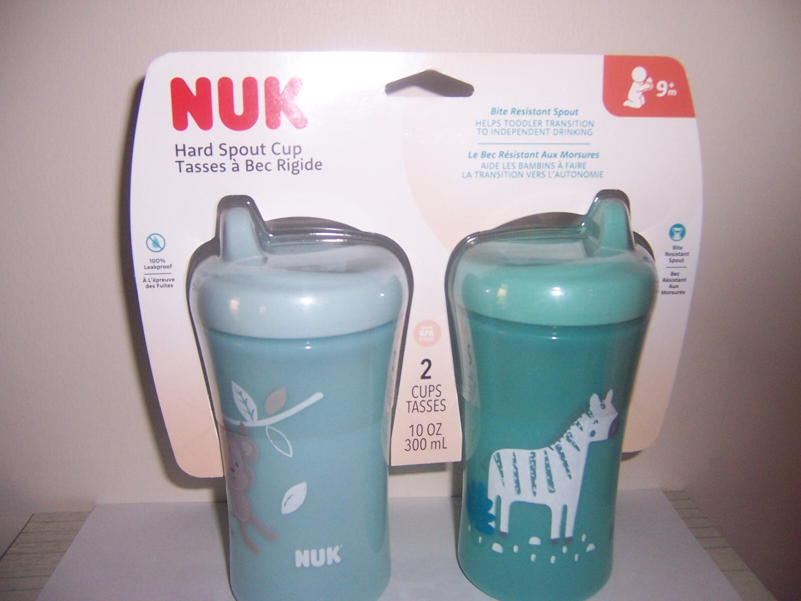 Nuk Hard Spout Cups Bite Resistant Leak Proof 9m+ Box ACE