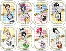 SERVAMP Can Badge Trump ver Kuro Tsubaki Licht Lawless Alicein Jeje Tsurugi