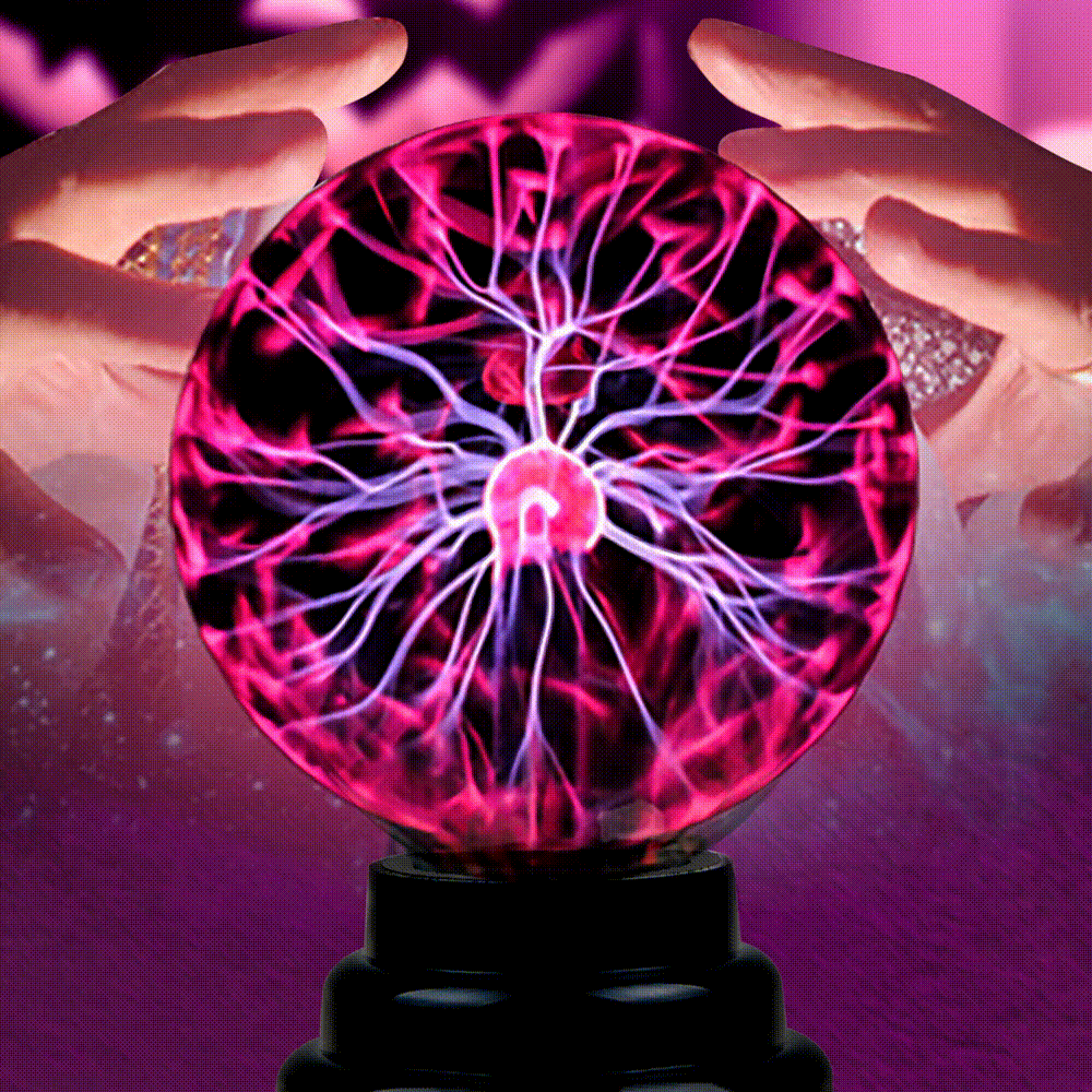 Weguard Plasma Ball Lamp Light Touch Sensitive USB Battery Powered