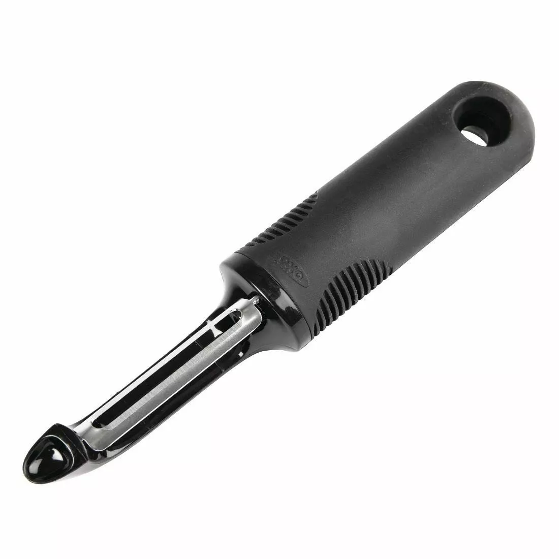 OXO Swivel Peeler in Black Made of Stainless Steel Anti Slip Handle