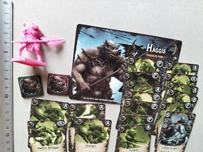 Miniature Extract'Or Nain + Carte Orcquest Warpath - G462, Monolith, Occasion