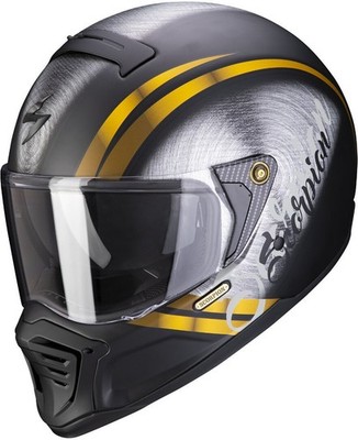 Motorrad Helm - Scorpion EXO-HX1 Carbon SE - Street Fighter mit Sonnenblende
