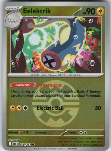 Eelektrik (Quick Ball) 060/217 Mega Evolution Ascended Heroes Reverse Holo