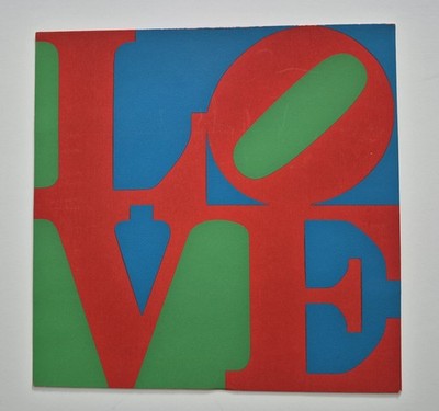 Robert Indiana Love Siebdruck 1965 Moma Weihnachtskarte