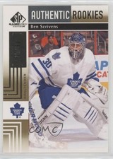 2011-12 SP Game Used Edition Authentic Rookies Gold 37/50 Ben Scrivens #111 h1f