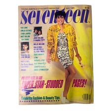 Seventeen Magazine July 1985 Joan Collins & John Taylor Feature No Label