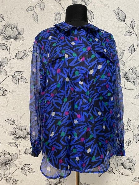 Women Giorgio Armani Shirt Multicolor Silk 36 / S