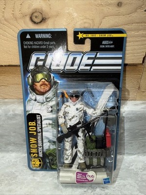 2010 GI Joe 3 3/34'' Pursuit of Cobra Arctic Threat ''Snow Job''-MIP