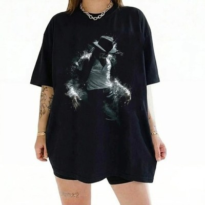 Michael Jackson King of Pop Shadow Tee, Vintage 90s Styles, Gift For Fan