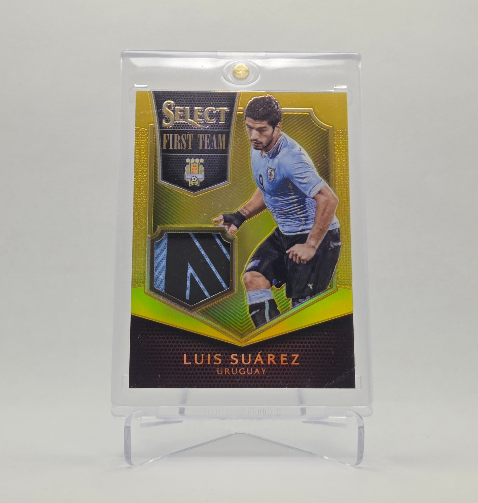 2015-16 Panini Select First Team Luis Suarez #FT-LS 10 /10 Player Worn Patch