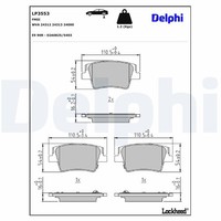 Bremsbelagsatz Hinten FüR Hyundai Santa FE IV / TM 18-20 58302S1A70