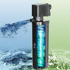 Large Aquarium UV Filter 100-500 Gallon Submersible DC 24V Pond