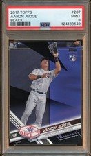 2017 Topps #287 Black Parallel /66 Aaron Judge RC Rookie PSA 9 Mint Tough