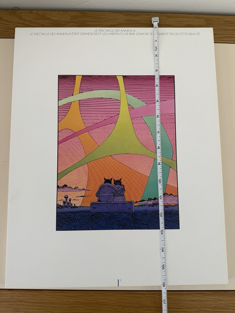 Moebius Jean Giraud TUEUR DE MONDE Portfolio Lithograph Collection