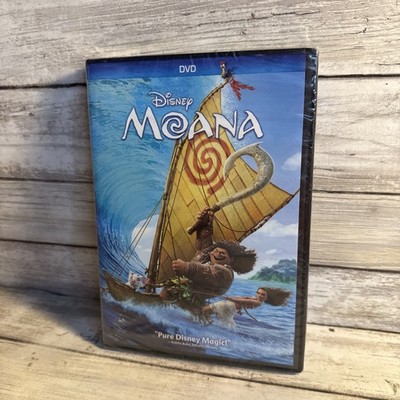 New! Moana (DVD, 2016) Sealed Ships Free Pure Disney Magic Dwayne Johnson