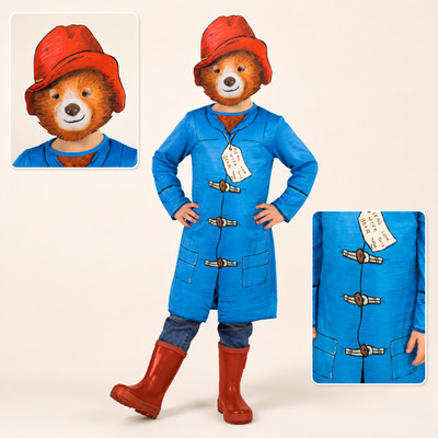 Paddington Bear Costume DELUXE Boys Book Week Child Toddler Kid