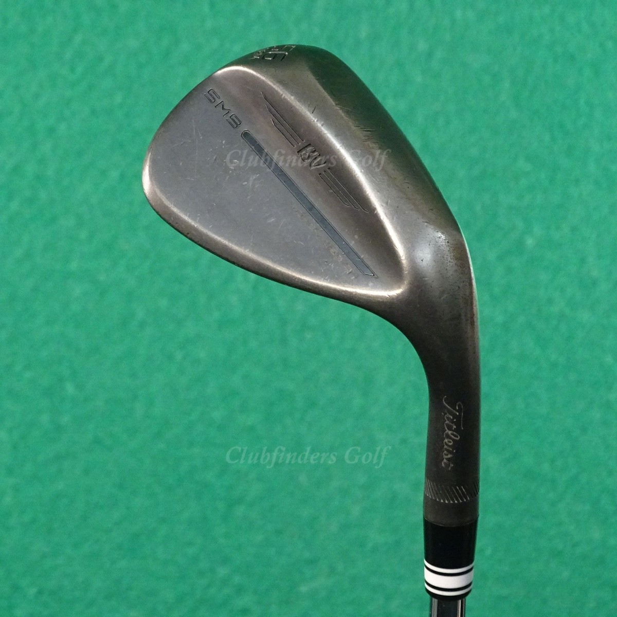 Titleist Vokey SM9 Jet Black 56-8M 56° Sand Wedge Stepped Steel