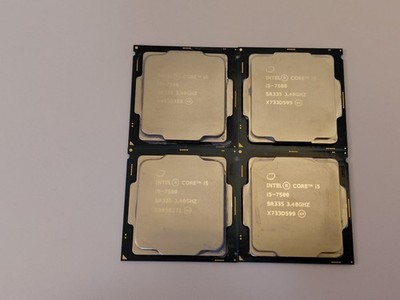 Lot of 4 Intel Core i5-7500 3.4 GHz LGA 1151 Desktop CPU Processor SR335