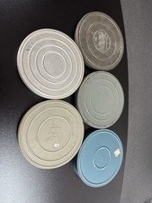 5 VTG Rare 1 Of 1 1940s Home Video Film Reels With Cases Different Sizes