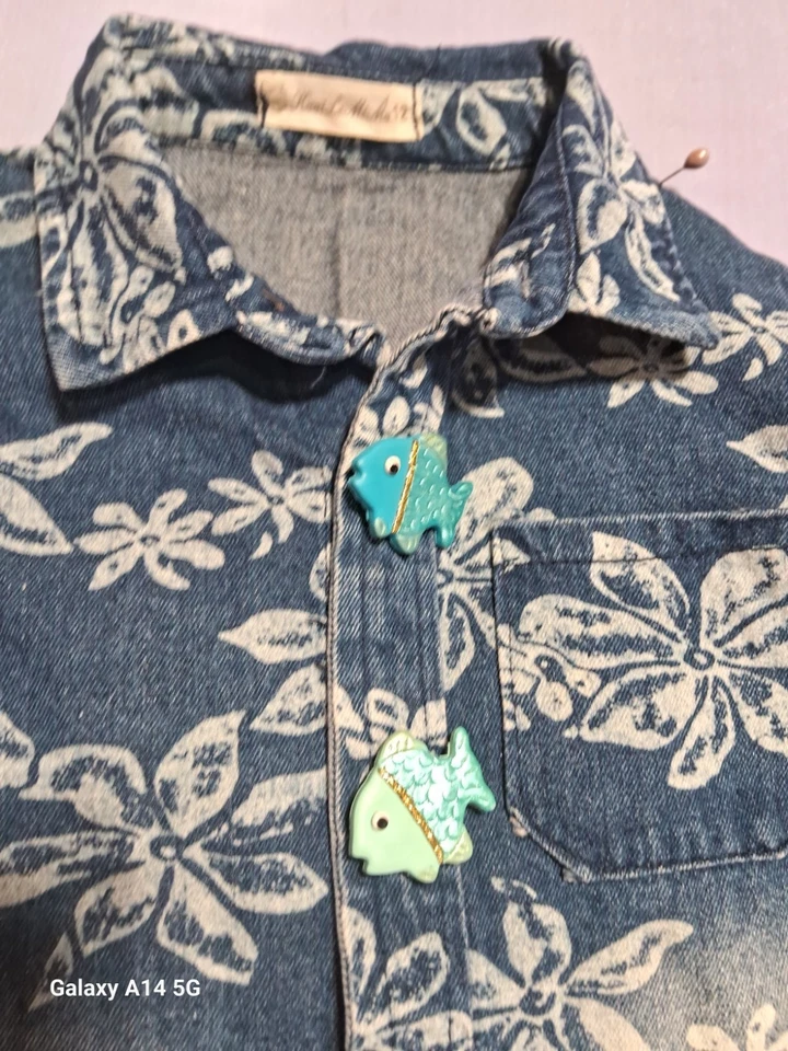   Chaqueta Denim Niñas 6/8 Hermoso Diseño + Cubierta Buttoms Foto 3 de 4