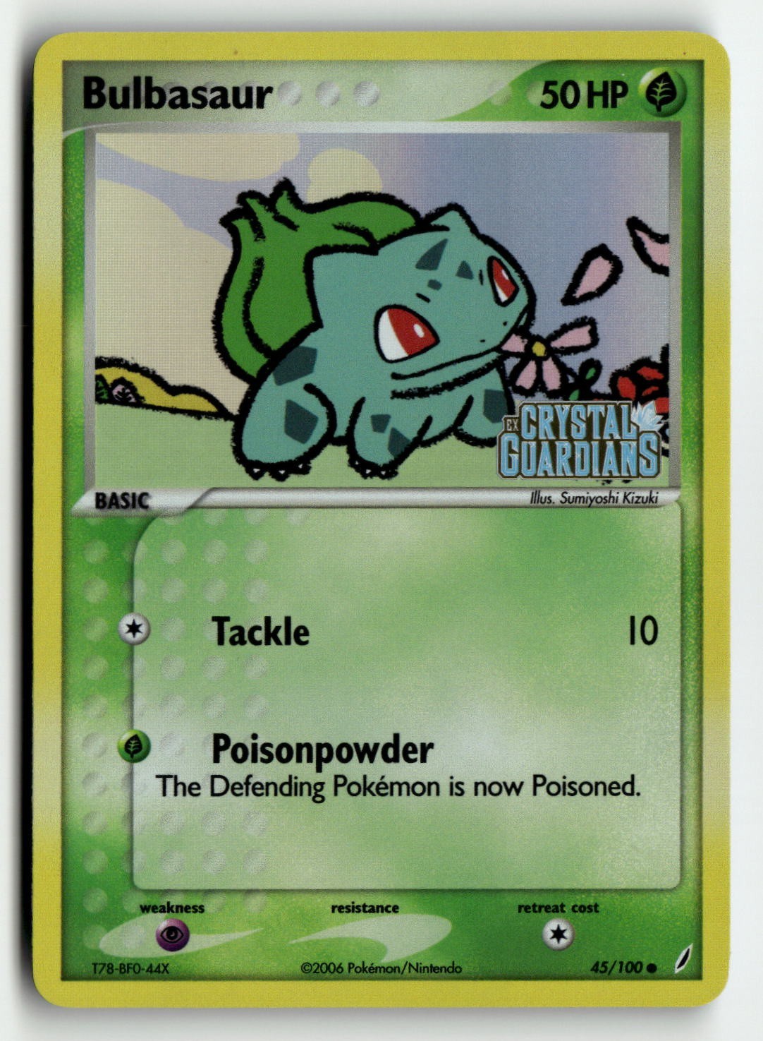 Bulbasaur - 045/100 - EX Crystal Guardians