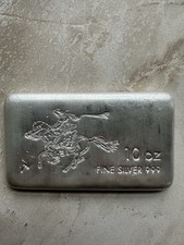 Silvertowne 10oz Pony Express Bar 96.50 per troy oz